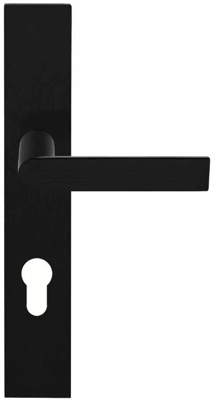 Lage Kosten Deurklink op schild PC72 PIET BOON ARC PBA100P236Y72 PVD zwart