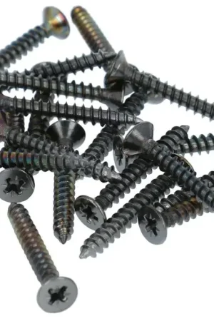 20 stuks Houtschroeven pozidrive 3.7X30 mm PVD gunmetal Bestel Nu