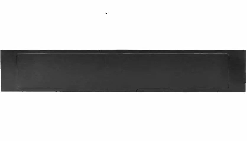 Fabrieksprijs Briefplaat SQUARE LSQ380 mat zwart