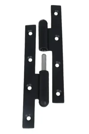 Laatste Kans Deurpaumelle rechts 160×60 mm ijzer zwart gelakt