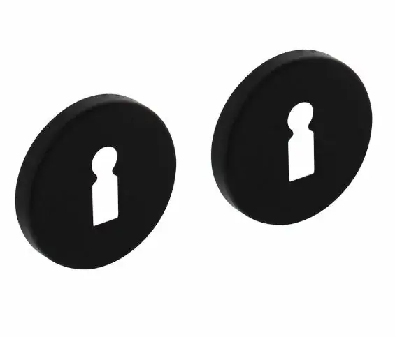 Intersteel sleutelplaatjes ø50×7 mm + 7mm nokken zwart Voordeelprijs