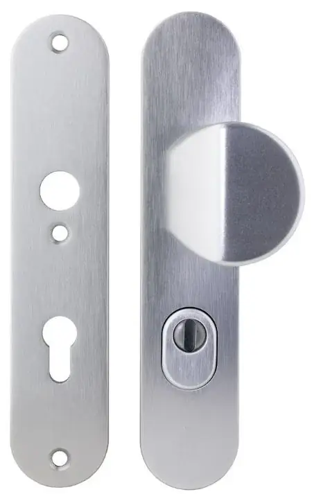 Buva voordeurgarnituur PC72 met kerntrekbeveiliging Serie 3500 SKG3 aluminium F1 Korting