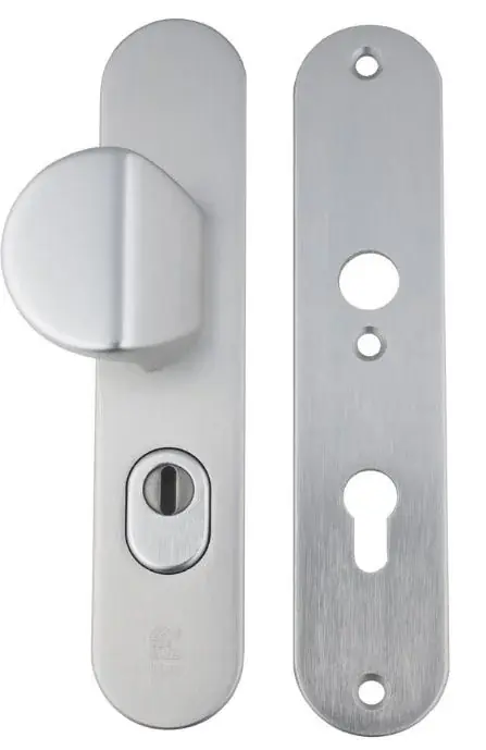 Buva voordeurgarnituur PC72 met kerntrekbeveiliging Serie 3500 SKG3 aluminium F1 Actieprijs