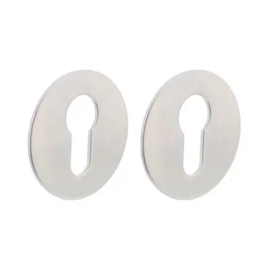 Express Levering Intersteel cilinderrozetten zelfklevend ø55x2mm rvs