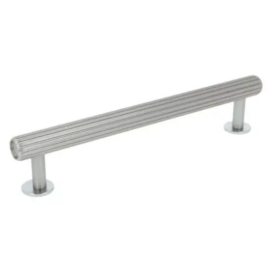 Direct Verzonden Meubelgreep groeven 160 mm rvs-look