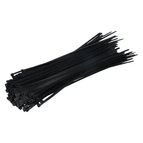 Flitsaanbieding 100 bundelbandjes nylon zwart 4,8 x 300 mm