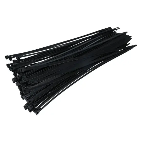 100 bundelbandjes nylon zwart 7,6 x 400 mm Favoriet