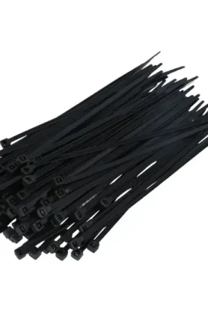 100 bundelbandjes nylon zwart 3,6 x 150 mm Beperkte Voorraad