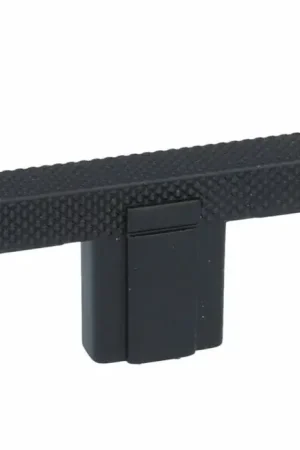 T-Knop zwart geribbeld 9x12x65 mm Koopje