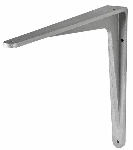Must-Have Plankdrager Herakles aluminium zilver 190×165 mm