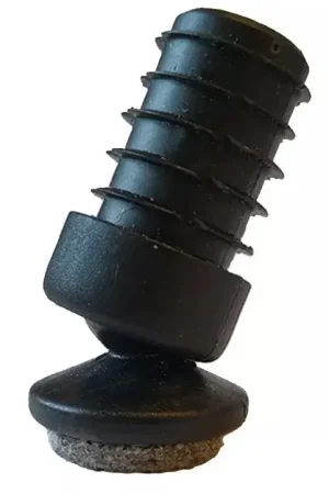 Koop Online Vloerdop voor stoelpoten ø25 mm met kogelgewricht en vilt 18×1,5-2 mm