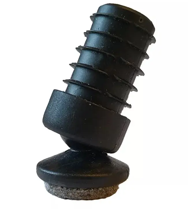 Koop Online Vloerdop voor stoelpoten ø25 mm met kogelgewricht en vilt 18×1,5-2 mm