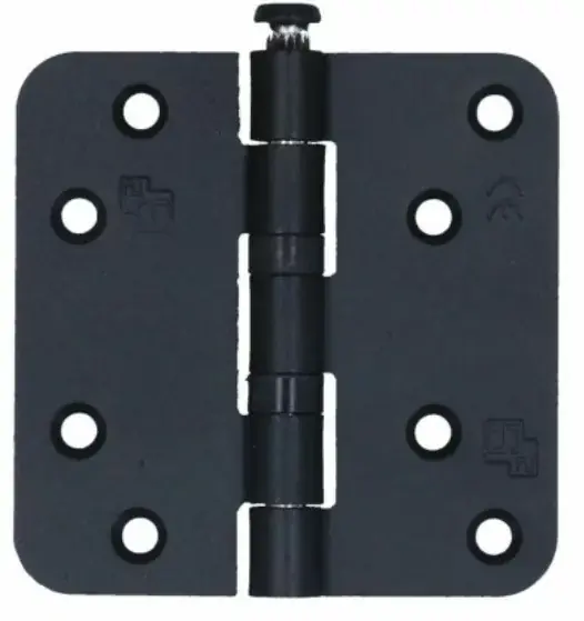 S2 nylonlagerscharnier 6512 zwart ronde hoeken 89x89x2,4 mm Nu Kopen