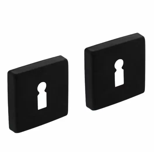 Intersteel sleutelplaatjes 50x50x10 mm + 7mm nokken zwart Beperkte Voorraad