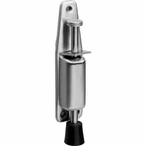 Gereduceerde Prijs Intersteel deurvastzetter met voetrem klein 142×32 rvs