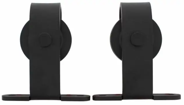 Beperkt Aanbod Intersteel set van 2 rollers Recht tbv schuifdeursysteem incl. bevestiging mat zwart