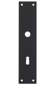 Intersteel renovatie schild rechthoekig SL110 rvs/mat zwart Gecertificeerd