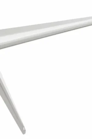 Plankdrager staal geperst wit gelakt 115×90 mm Must-Have