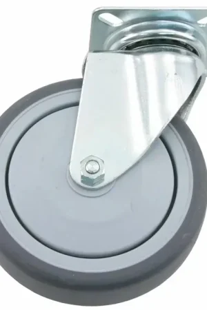 Aanbieding Zwenkwiel met bevestigingsplaat 100 mm