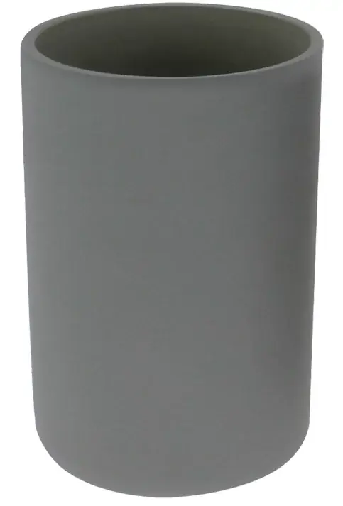 Flitsaanbieding Differnz Jukon Tandenborstel/Bekerhouder Rond 110x70x70 mm Grijs