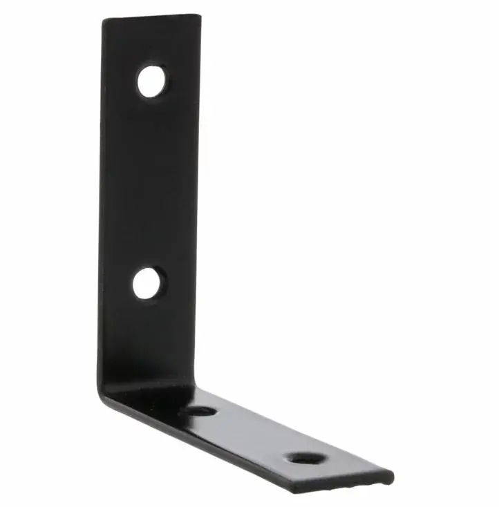 Starx stoelhoek met verzonken schroefgaten 75 mm zwart 4 stuks Weekendaanbieding