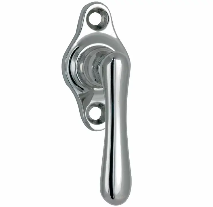 Lage Prijs Draaikiepgarnituur Linea klein glans chroom
