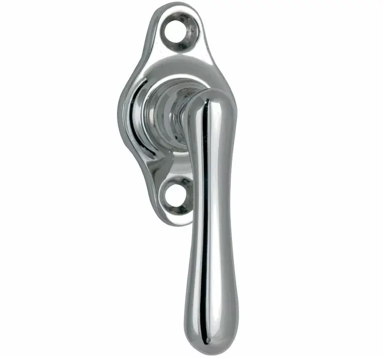 Favoriet Draaikiepgarnituur Linea klein glans nikkel