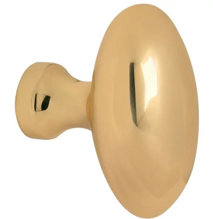 Knop Ei tbv SKG schild messing ongelakt Laatste Versie