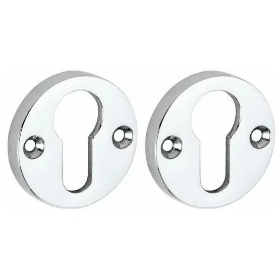 Beste Prijs Set van twee PC-plaatjes Elegant BB glans chroom