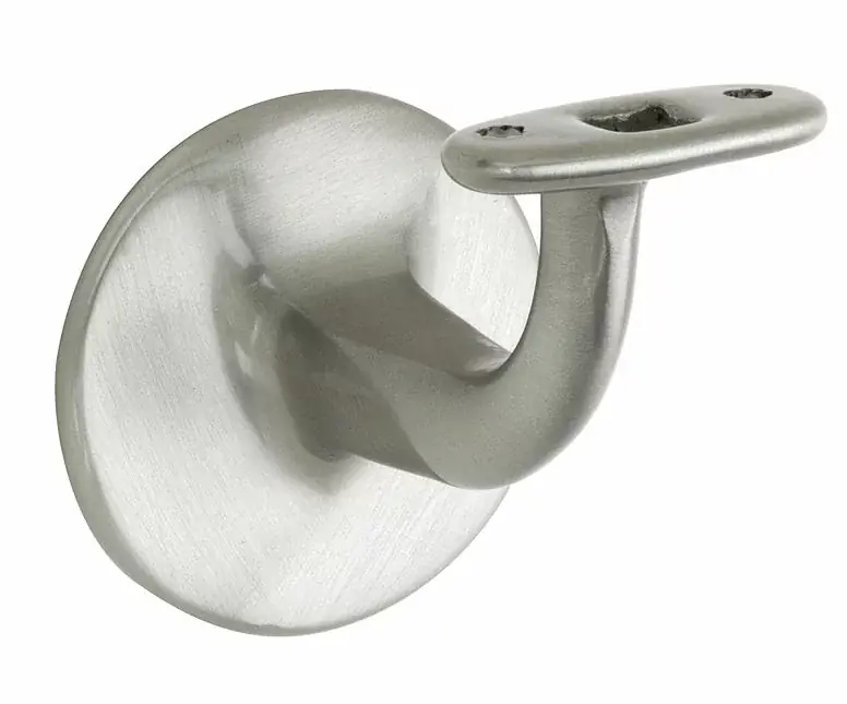 Speciale Aanbieding Leuninghouder Elegant vlak M8 mat nikkel ongelakt