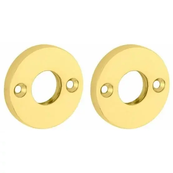 Op = Op Set van twee krukrozetten Elegant messing gelakt