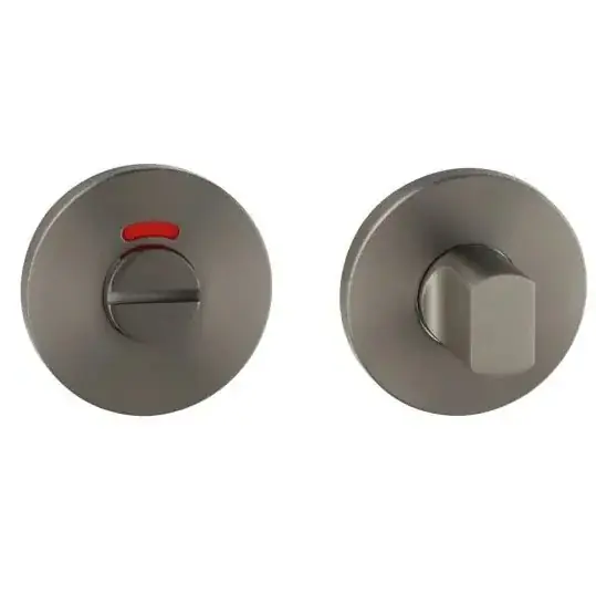 WC-sluiting Permafix ø52x6mm voor deurdikte 37-50 mm PVD antraciet Aanbieding