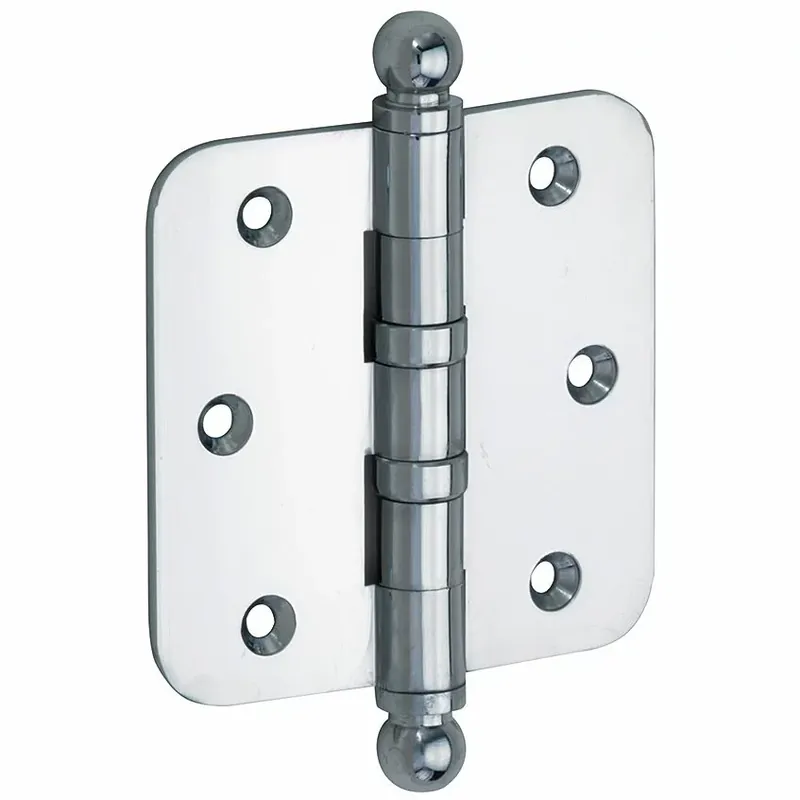 Kogellagerscharnier 76×76 ronde hoek bol glans chroom Bestel Nu