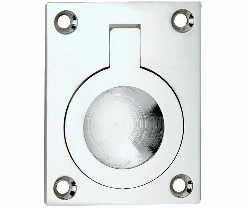 Rechtstreeks Van De Fabrikant Luikring rechthoekig 60×47 mm glans chroom