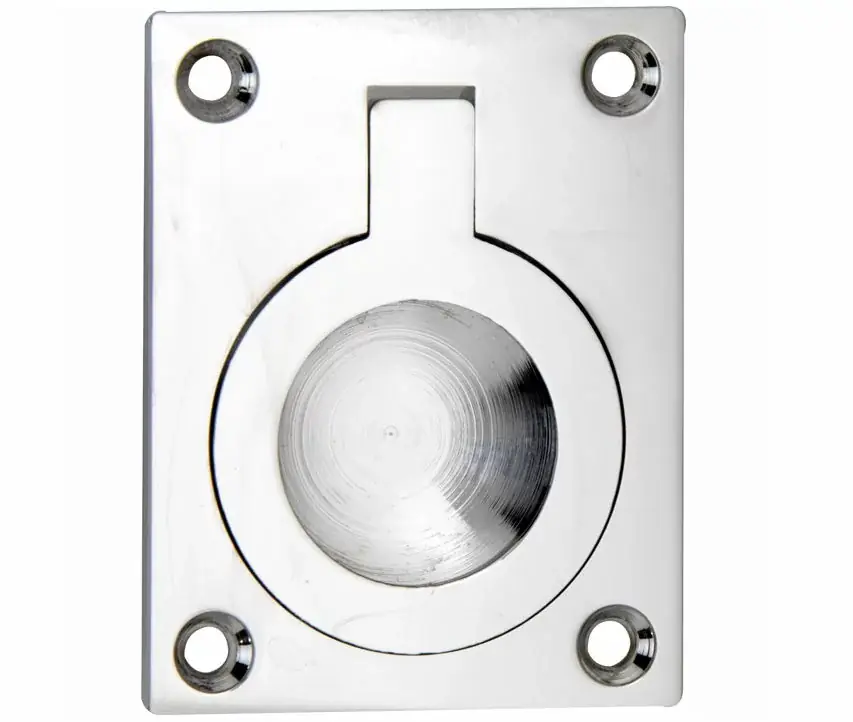 Uitverkoop Luikring rechthoekig 60×47 mm glans nikkel