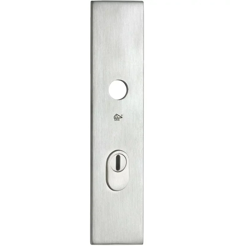 SKG3 rechthoekig schild PC72 buiten met kerntrekbeveiliging mat nikkel PVD Beste Prijs