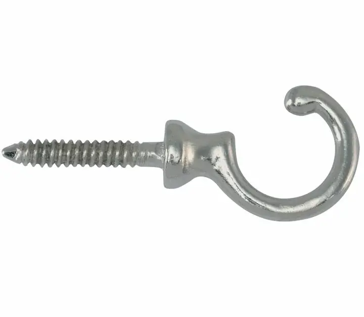 Schroefhaak Borst 31mm glans nikkel Meest Verkocht