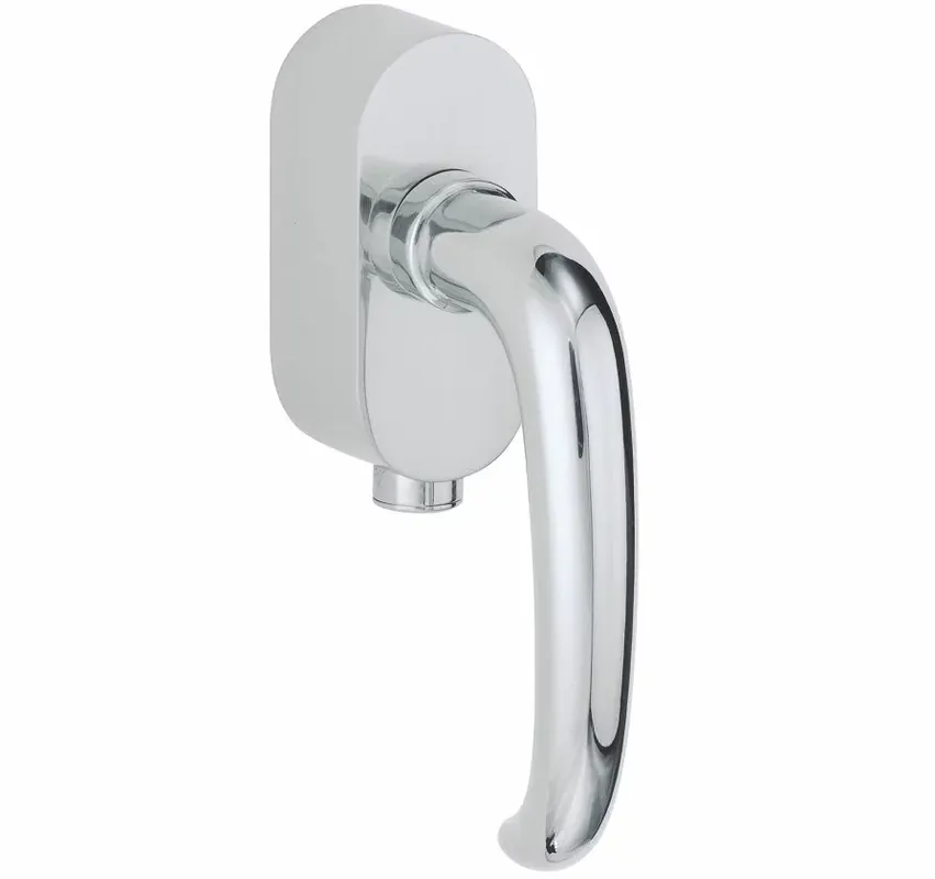 Op = Op SKG2 Draaikiepgarnituur afsluitbaar Halfsabel/Elegant glans chroom
