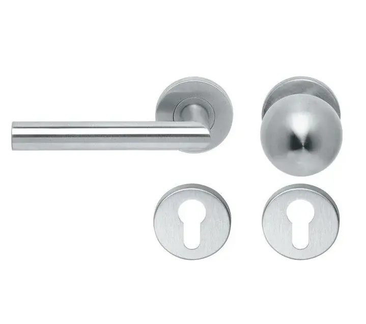 Shop Nu Knop/kruk op rozet Tessa links KL4 knop bol + PC-plaatjes rvs mat