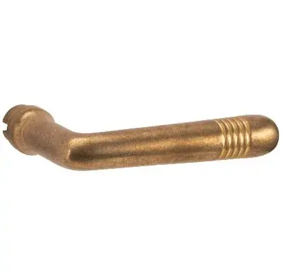 Flitsaanbieding Deurklink Art-Deco messing antiek