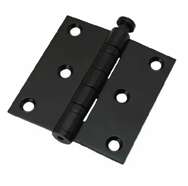 Korting Intersteel kogellagerscharnier 76×76 mm rechte hoek zwart