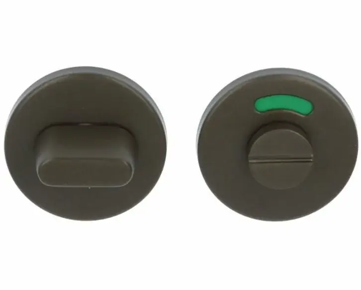 Betrouwbaar WC-Sluiting rond 52 mm brons