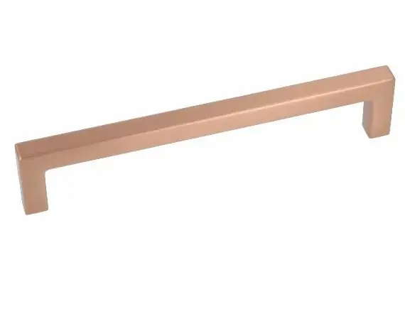 Greep Recht zamak 128 mm Rood Koper Gratis Retour