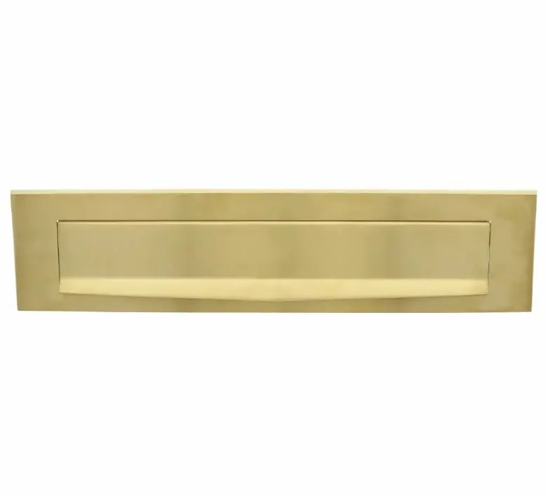 Seizoensaanbieding Briefplaat BASICS LB535 PVD mat goud
