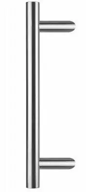 Intersteel deurgreep T-schuin 600x90x30 HoH 400 mm rvs Bestseller