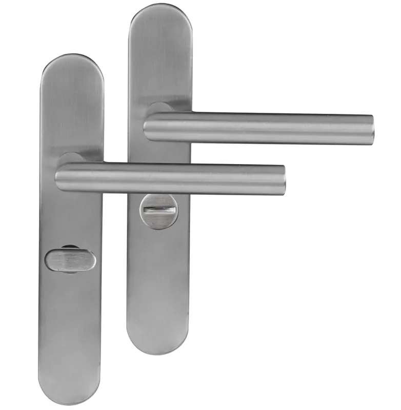 Differnz deurklink Amsterdam op ovaal schild WC63/8 mat chroom Must-Have