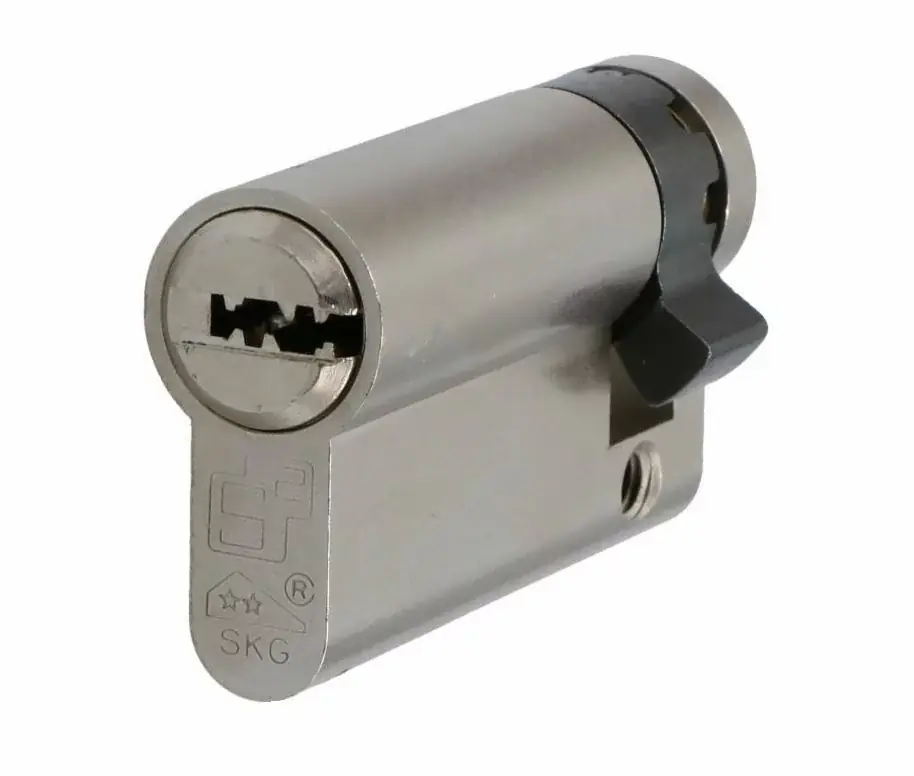 Enkele veiligheidscilinder S2 SKG2 50/10 Met Keersleutel Direct Beschikbaar