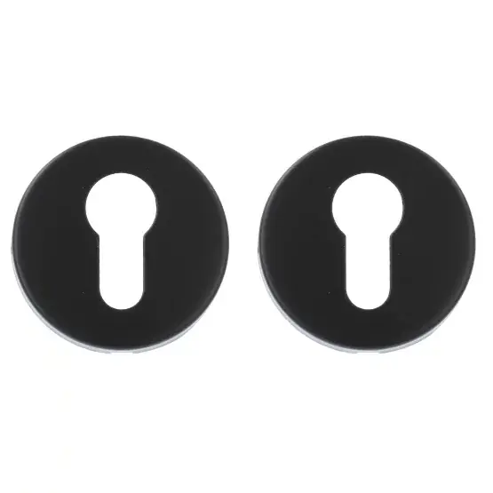 Koop Online ODShop cilinderplaatjes Modern rond mat zwart