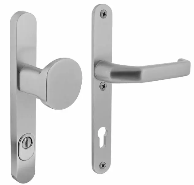 Intersteel SKG3 smalschilden PC92 geveerd greep/kruk verkropt met kerntrek beveiliging aluminium F1 Exclusieve Aanbieding