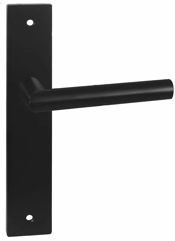 Deurklink London op vierkant schild Blind zwart Hete Deal